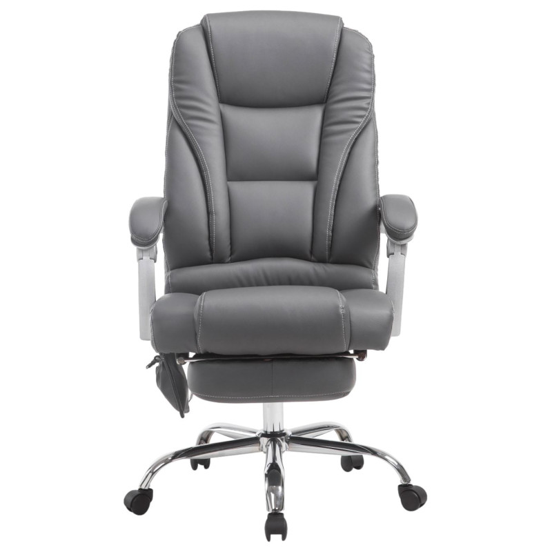 Chaise de bureau Pacific avec fonction massage gris