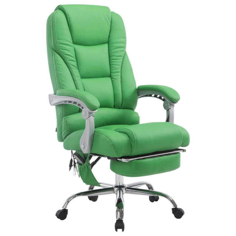 Chaise de bureau Pacific avec fonction massage vert