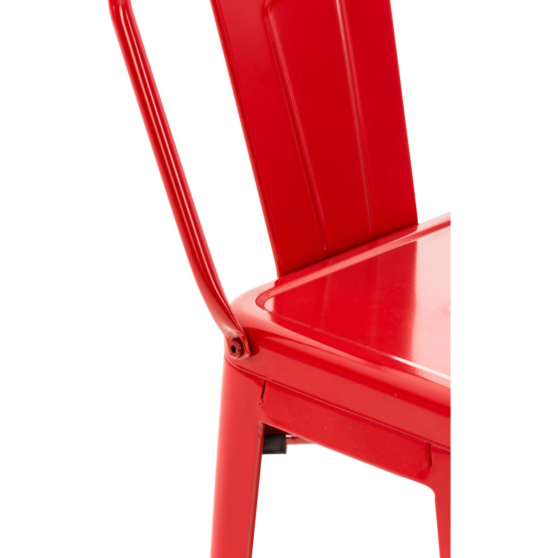 Ensemble de 2 tabourets de bar Mason, rouges