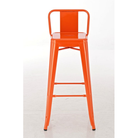 Ensemble de 2 tabourets de bar Mason orange