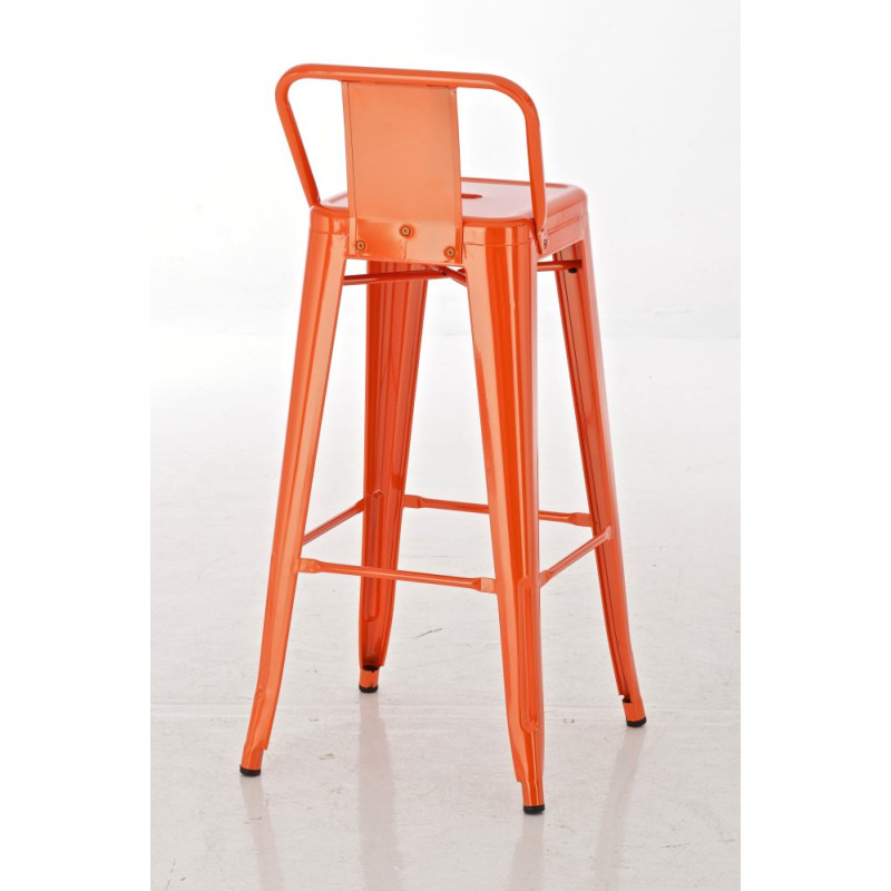 Ensemble de 2 tabourets de bar Mason orange