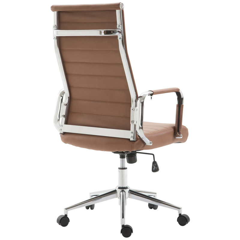 Chaise de bureau Columbus marron clair