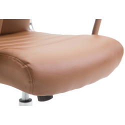 Chaise de bureau Columbus marron clair