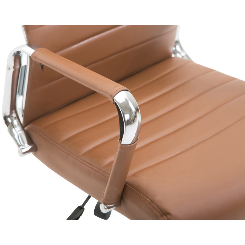 Chaise de bureau Columbus marron clair