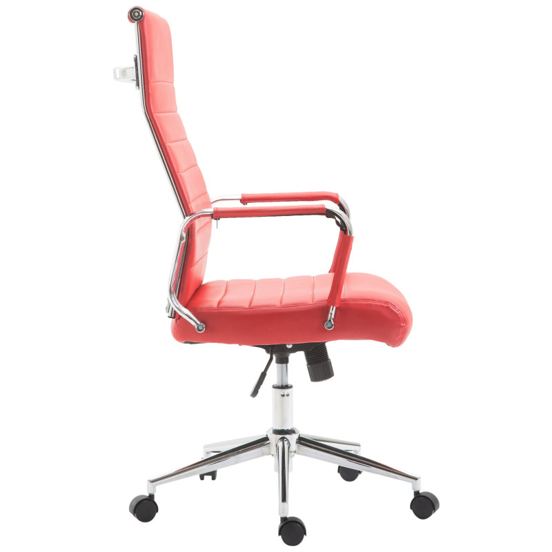 Chaise de bureau Columbus rouge
