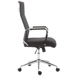 Chaise de bureau Columbus en tissu noir