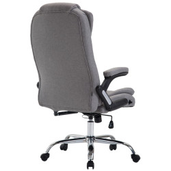 Chaise de bureau Thor en tissu gris