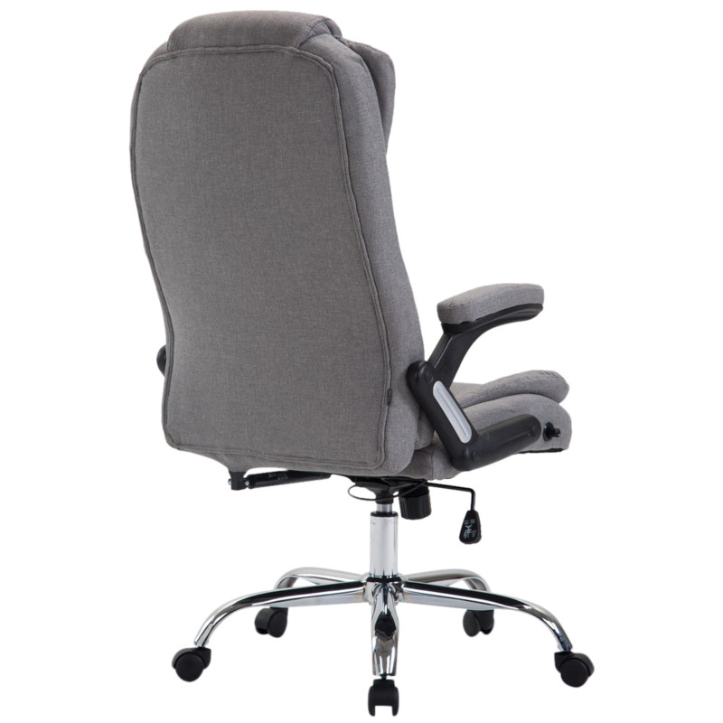 Chaise de bureau Thor en tissu gris