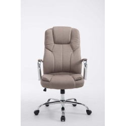 Chaise de bureau BIG Xanthos tissu V2 taupe