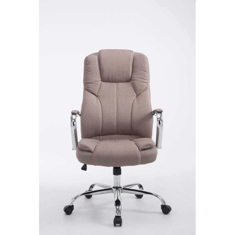 Chaise de bureau BIG Xanthos tissu V2 taupe