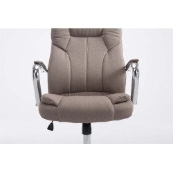 Chaise de bureau BIG Xanthos tissu V2 taupe