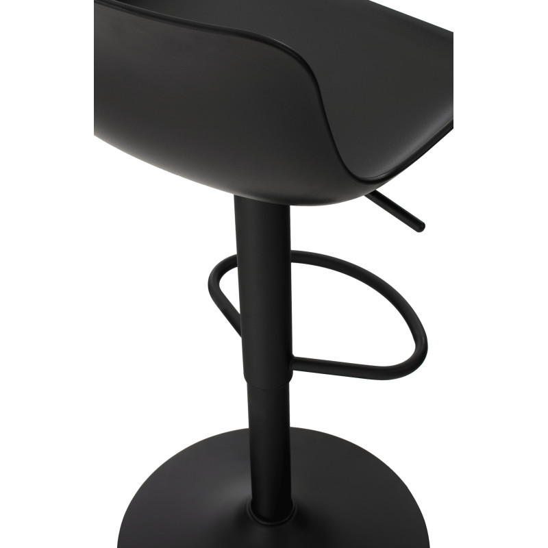 Tabouret de bar noir Almada