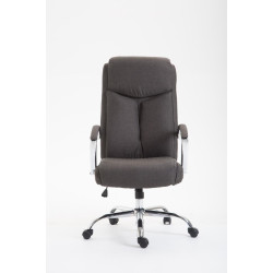 Chaise de bureau en tissu vaudois gris foncé