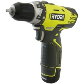 RYOBI Perceuse-visseuse 12V +  2 batteries 2,0 Ah + chargeur + sac de transport RCD1201-220S