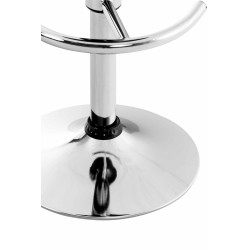 Set di 2 sgabelli da bar Saddle, neri