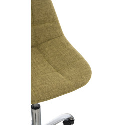 Chaise de bureau Emil Stoff vert