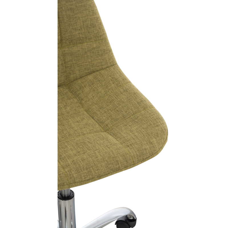 Chaise de bureau Emil Stoff vert