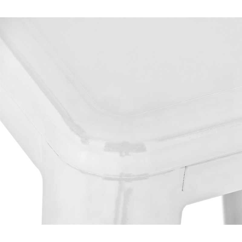 Conjunto de 4 banquetas de bar Joshua brancas