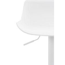 Lot de 2 tabourets de bar Aveiro blancs