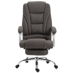 Chaise de bureau en tissu Pacific gris foncé