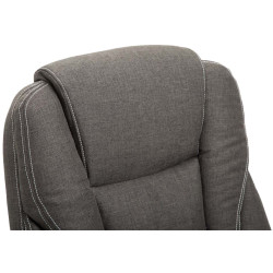 Chaise de bureau en tissu Pacific gris foncé