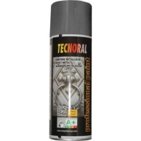 TECNORAL - Bombe de peinture aérosol - Argent Métallisé