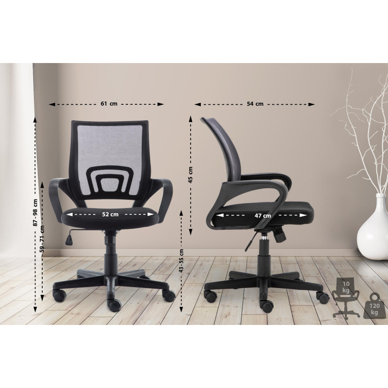 Chaise de bureau Genius gris