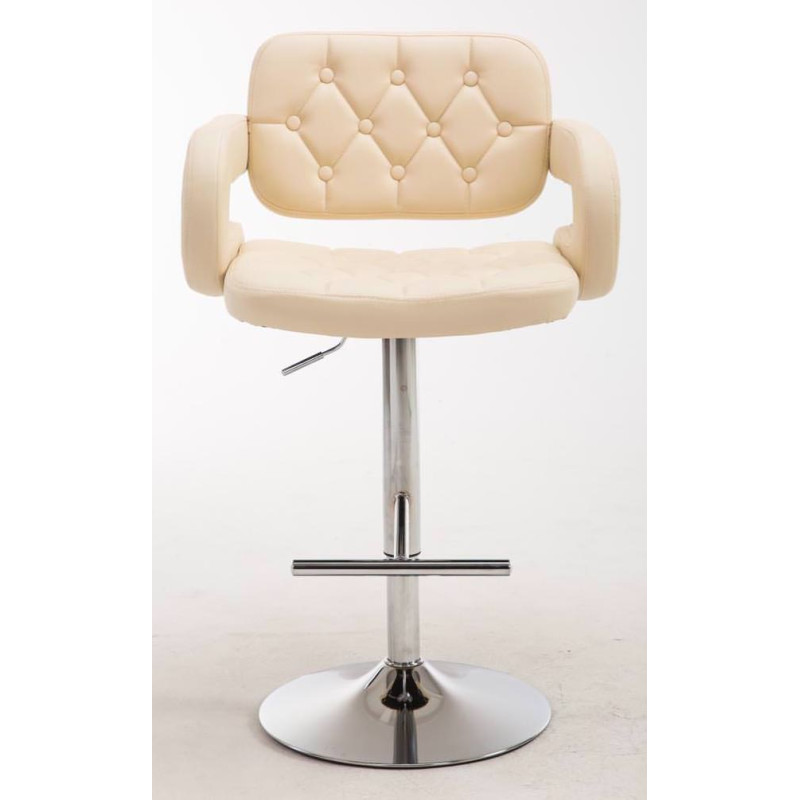 Set di 2 sgabelli da bar Dublin C, crema