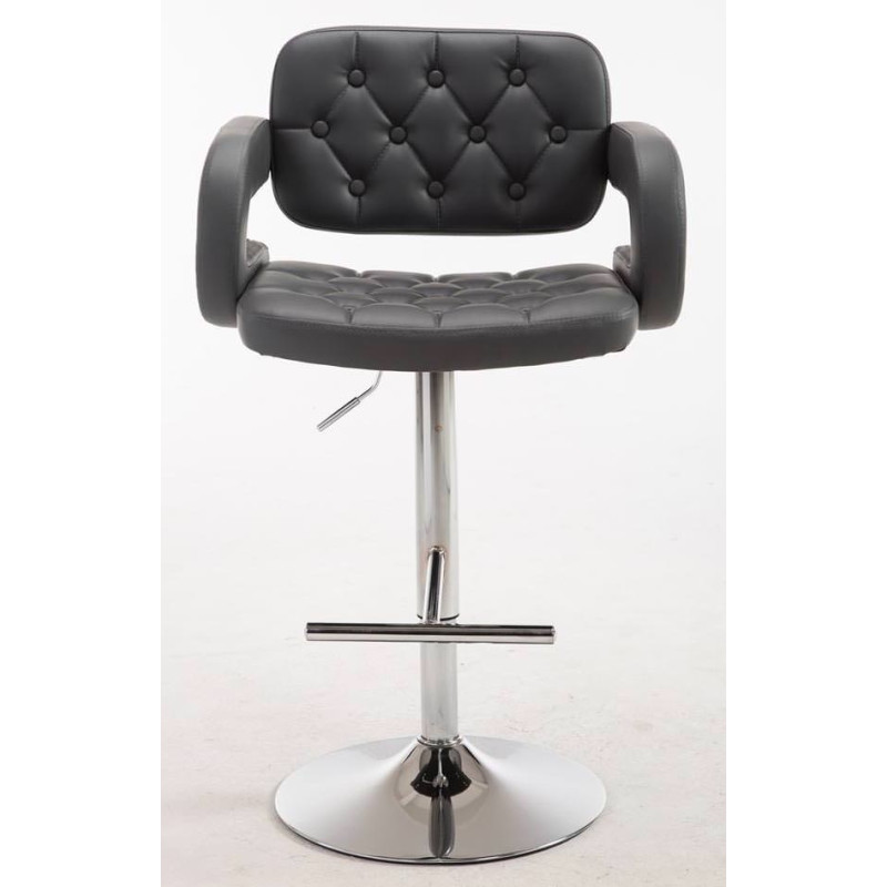 Conjunto de 2 banquetas de bar Dublin C, cinza