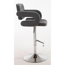 Lot de 2 tabourets de bar Dublin C, gris