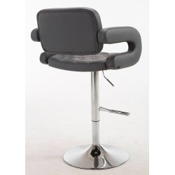 Lot de 2 tabourets de bar Dublin C, gris