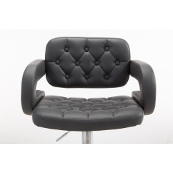 Conjunto de 2 banquetas de bar Dublin C, cinza