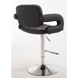 Lot de 2 tabourets de bar Dublin C, noirs