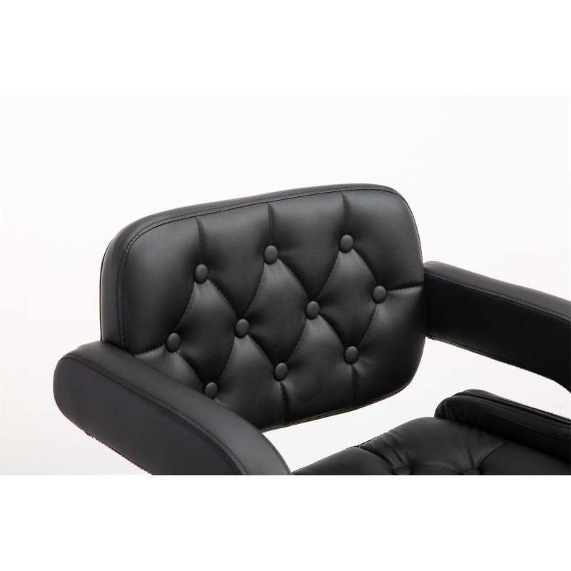 Lot de 2 tabourets de bar Dublin C, noirs