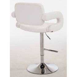 Set di 2 sgabelli da bar bianchi Dublin C