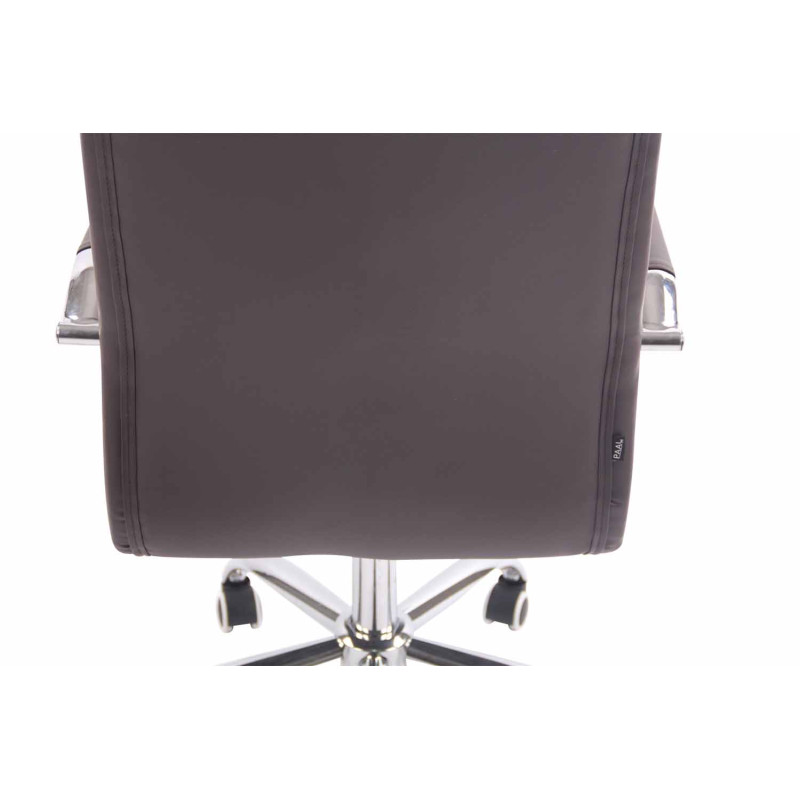 Chaise de bureau Deli brun