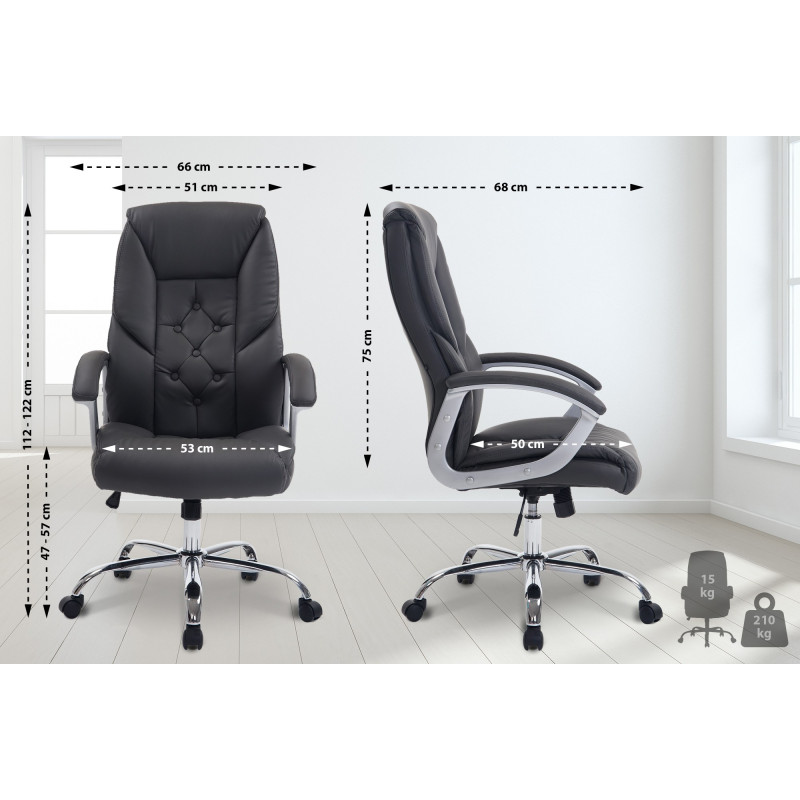 Chaise de bureau BIG Rodeo gris