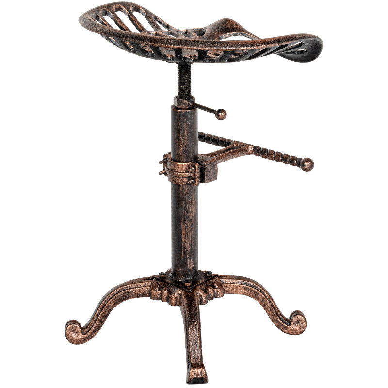 Conjunto de 2 banquetas de bar Butch bronze