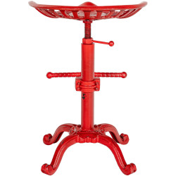 Ensemble de 2 tabourets de bar rouges Butch