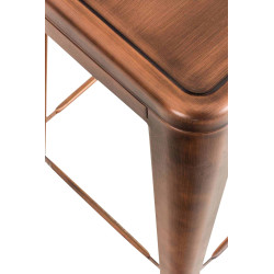 Set di 2 sgabelli da bar Joshua V2 rame