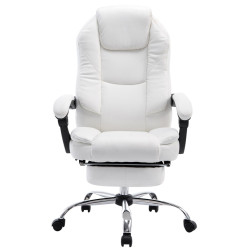 Chaise de bureau Castle blanc