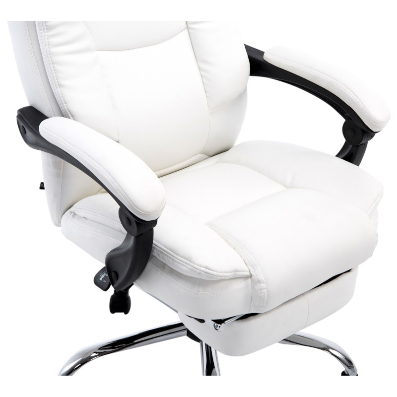 Chaise de bureau Castle blanc