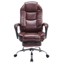 Chaise de bureau Castle rouge bordeaux