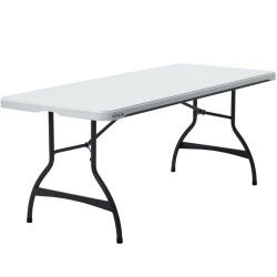 Table Piable Lifetime Blanc...