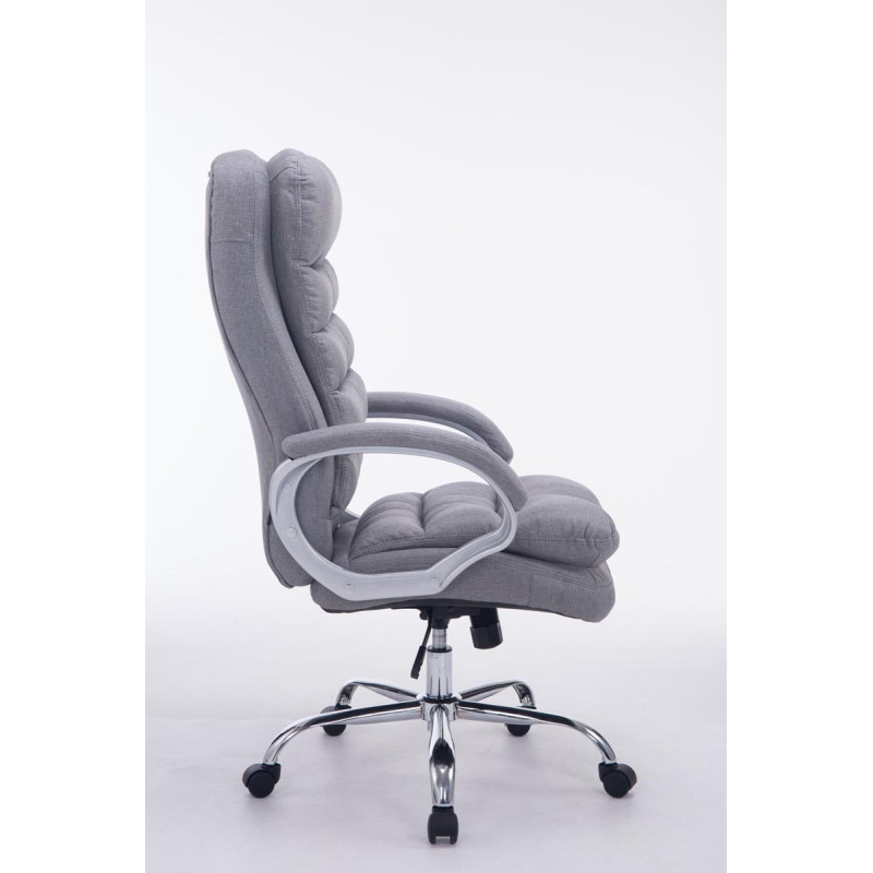 Chaise de bureau BIG Vancouver en tissu gris