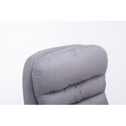 Chaise de bureau BIG Vancouver en tissu gris