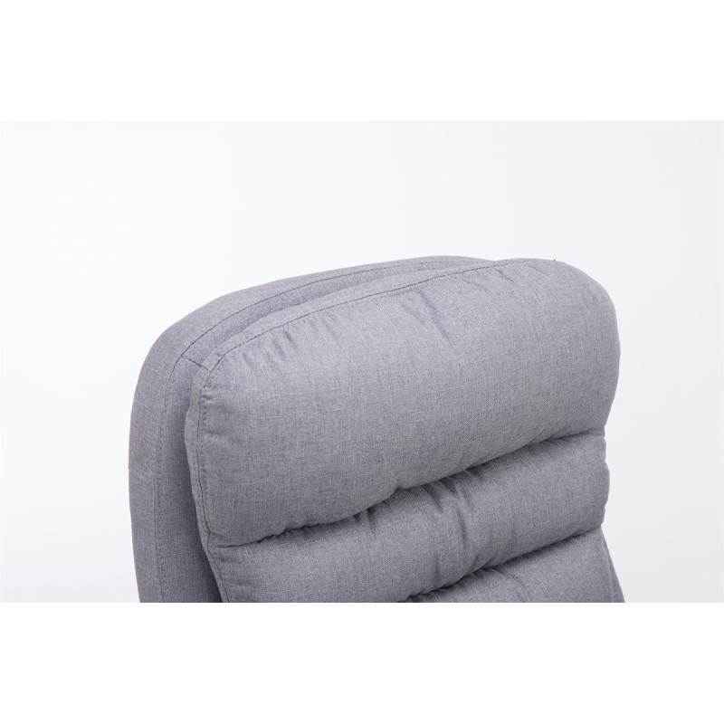 Chaise de bureau BIG Vancouver en tissu gris