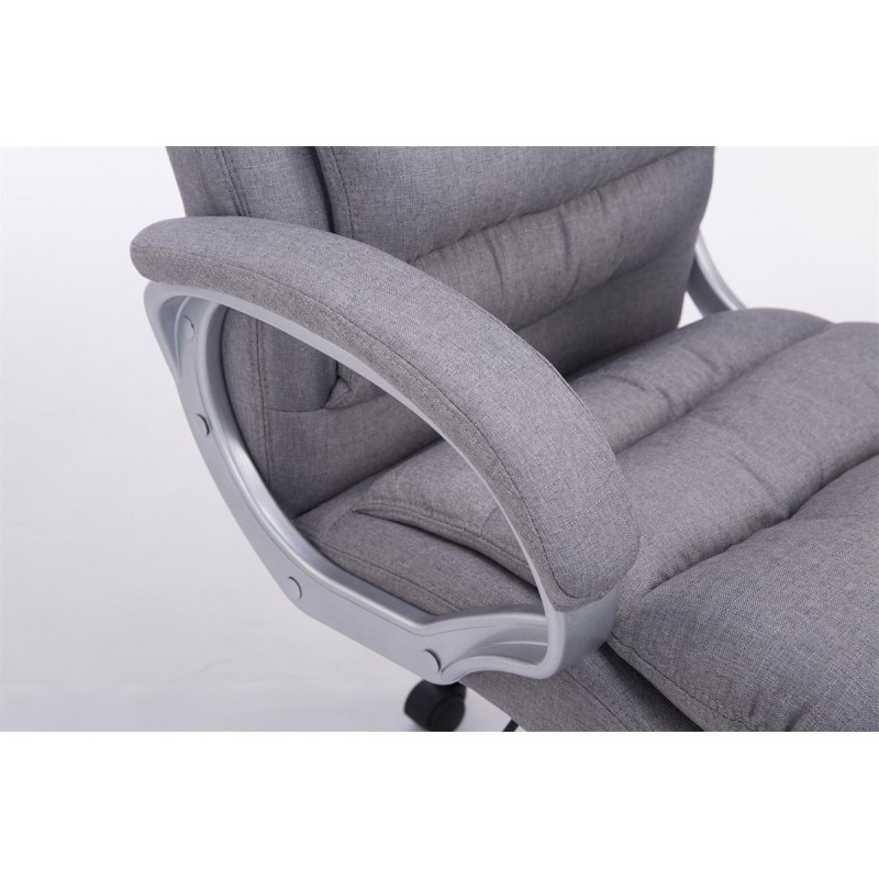 Chaise de bureau BIG Vancouver en tissu gris