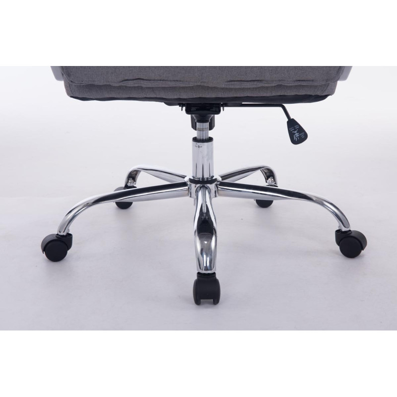 Chaise de bureau BIG Vancouver en tissu gris