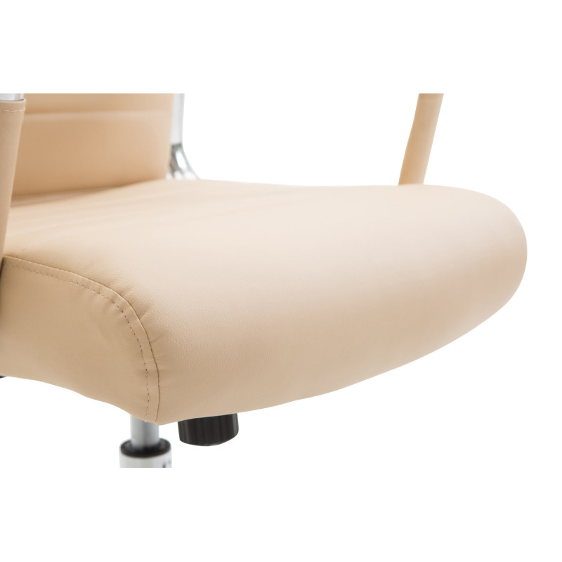 Chaise de bureau Columbus crème